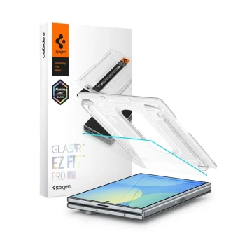 Spigen Glas.tR EZ Fit Pro HD aizsargstikls Samsung Galaxy Z Fold 8, caurspīdīgs