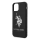 Apple iPhone 11 Pro Max 6.5\'\' US Polo Silicone Collection Case Cover (USHCN65SLHRBK), Black | Telefona Maciņš Vāks...