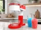 Slushy un granitas aparāts, 30 W, sarkans/balts