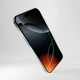 Puro Flexible Glass D3O hibrīda aizsargstikls iPhone 16 Pro ar melnu rāmi