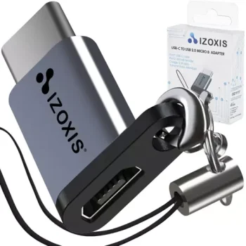 Izoxis USB-C uz Micro USB 2.0 adapteris ar siksniņu