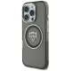 Guess IML Metal Mountain Logo MagSafe vāciņš iPhone 16 Pro - Melns