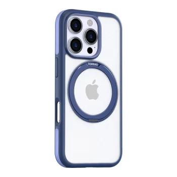 Torras Ostand R Fusion vāciņš priekš iPhone 16 Pro, zils