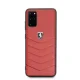 Ferrari Samsung Galaxy S20+ vāciņš Heritage Quilted, sarkans