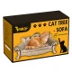 Kaķu skrāpis - dīvāns Purlov 24285 | Cat Scratcher Sofa