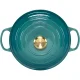 Le Creuset Signature apaļš katls 26 cm, Riviera Blue