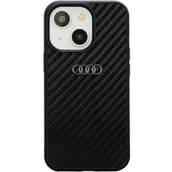 Audi Carbon Fiber vāciņš Apple iPhone 14, melns