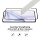 Huawei P50 ENKAY Four Corners Clear TPU Cover Case + Full Glue Tempered Glass | Telefona Vāciņš Maciņš Apvalks...