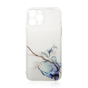 Vāciņš Xiaomi Redmi Note 11 Marble Case, TPU gēla apvalks, marmora zils
