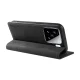 Xiaomi 15 YIKATU Leather Skin-Touch Magnetic Book Cover Case, Black | Telefona Vāciņš Maciņš Apvalks Grāmatiņa