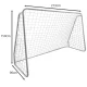 Trizand futbola vārtu tīkls 213x150x90 cm, balts