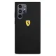 Ferrari On Track Silicone aizmugurējais vāciņš Galaxy S22 Ultra, Melns