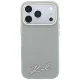 Karl Lagerfeld Saffiano Small Script MagSafe vāciņš iPhone 18 Pro / 17 Pro, bēšs