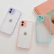 Milky Case silikona vāciņš Samsung Galaxy A22 4G, puscaurspīdīgs, zils