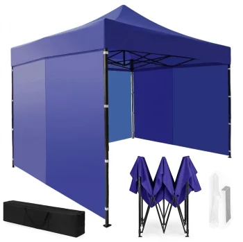 Automātiskais dārza paviljons pasākumiem MultiGarden 3x3 m, zils