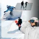 Bērnu slēpošanas ķivere Qunature 10130003005 M (54-58 cm), balta