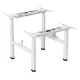 Ergo Office ER-404W Divvietīgs Elektriski Regulējams Rakstāmgalda Rāmis, Balts