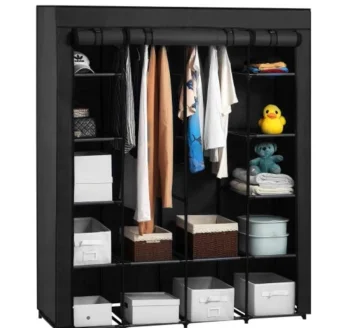 Portatīvs Auduma Apģērba Skapis Drēbju Organaizers Garderobe, 180x133x44 cm | Portable Clothing Wardrobe Storage...