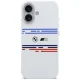 BMW M Silicon Horizontal Line MagSafe vāciņš iPhone 17 - Balts