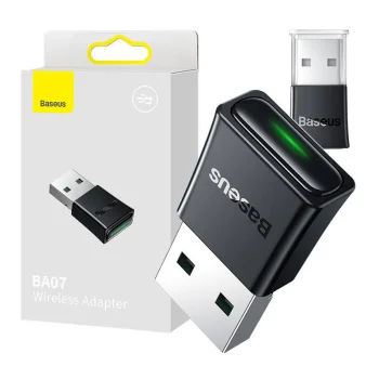 Baseus BA07 Bluetooth 5.3 USB adapteris, melns