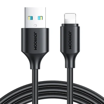 USB-A uz Lightning kabelis Joyroom S-UL012A9 2.4A, 0.25m, melns