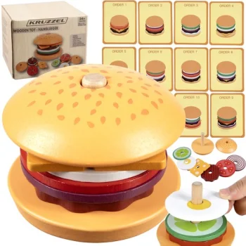Kruzzel Koka burgera šķirotājs ar pasūtījuma kartītēm