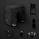 Wozinsky WBB13BK ietilpīga velosomas bagāžniekam, 60L, melna