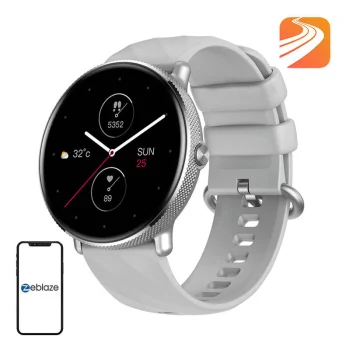 Viedpulkstenis Zeblaze GTR 3 Pro, 1.43" AMOLED, sudraba