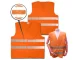 Atstarojoša drošības veste, oranža, XL