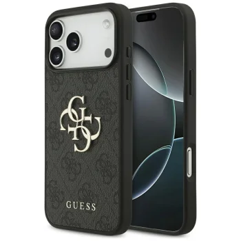 Guess 4G Big Logo vāciņš iPhone 17 Pro Max - melns