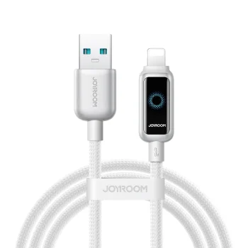 Kabelis Joyroom S-A55 StarFlight USB-A uz Lightning 3A 1.2m, balts