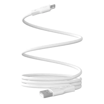 Puro Magnetic magnētisks kabelis USB-A uz USB-C 10W 1m, balts