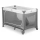 Ricokids RK-241 Ceļojumu gultiņa ar matraci un somu, 125x65x78 cm, pelēka