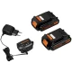 Akumulatora triecienurbjmašīna-skrūvgriezis Black & Decker BDCHD18KB-QW, 18V, 2x 1,5Ah