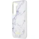 Guess Marble vāciņš Samsung Galaxy S23+ baltā krāsā