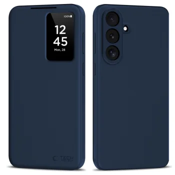 Tech-Protect Smart Wallet atverams vāciņš Samsung Galaxy S26 FE, tumši zils