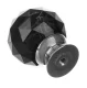 Mēbeļu Rokturis Furnitūra Kristāla Bumba, Melns | Furniture Handle Knob Crystal Ball
