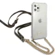 Guess 4G Gold Chain vāciņš iPhone 12 / 12 Pro caurspīdīgs