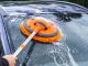 Auto mazgāšanas birste mops ar teleskopisku kātu un 2 mikrošķiedras uzlikām, 81–117 cm