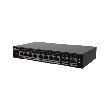 PoE komutators 8 porti 100 Mbps + 2G Uplink S4100-8ET2GT-96-C
