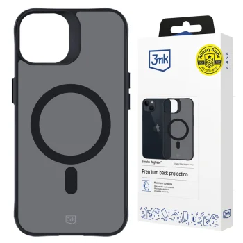 3mk iPhone 14 Plus vāciņš Smoke MagCase, puscaurspīdīgs