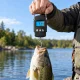Digitālie piekaramie svari bagāžai un makšķerēšanai līdz 50 kg ar mērlenti 100 cm
