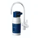Ūdens filtrēšanas sistēma Brita mypure P1 ar papildu jaucējkrānu un P 1000 filtru, sudraba