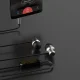 Dudao X10PRO ieausu austiņas, vadu, 3.5mm mini jack, melnas