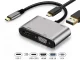 USB-C uz HDMI 4K / VGA / USB 3.0 / USB-C PD adapteris
