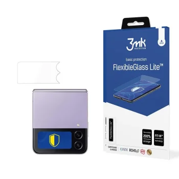 Samsung Galaxy Z Flip 5 ( SM-F731B/DS ) 3MK Flexibleglass Lite Priekšējā Ekrāna Lokāms Aizsargstikls | Tempered...