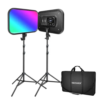 Neewer RGB168 RGB LED gaismu komplekts, 2x 60W, 2500-8500K