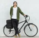 Wozinsky WBB13BK ietilpīga velosomas bagāžniekam, 60L, melna