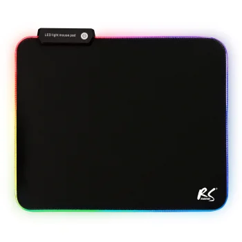 NanoRS RS704 spēļu peles paliktnis ar RGB LED apgaismojumu, 300x250x4mm