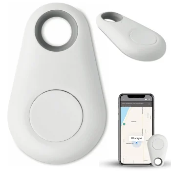 Bluetooth atslēgu un tālruņa meklētājs, balts